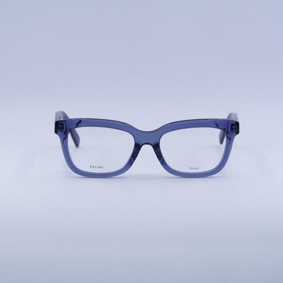 Celine CL41390/F 0BMP 00 Eyeglasses Blue 52mm Square Frame - Picture 4 of 10